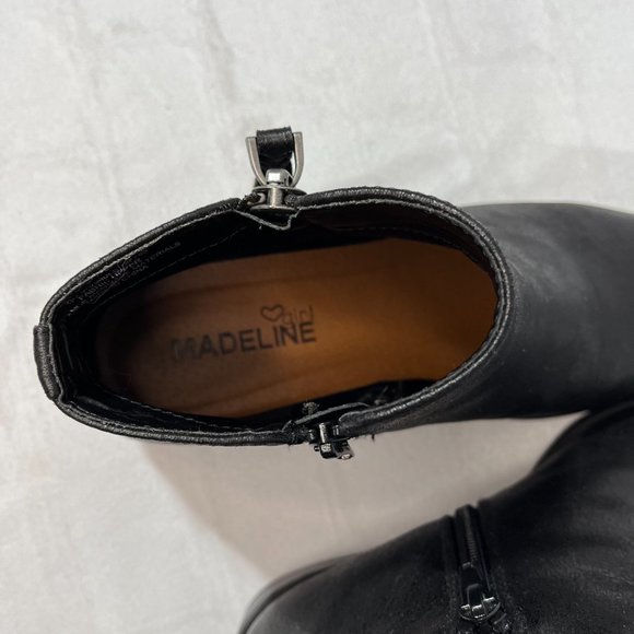 Women's Madeline Girl Black Ankle Boots, Size 9 - Picture 6 of 8